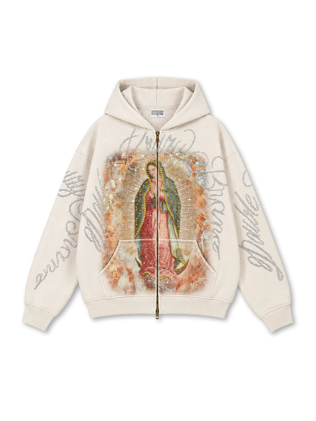 Vintage Iced-Out Virgin Hoodie-758