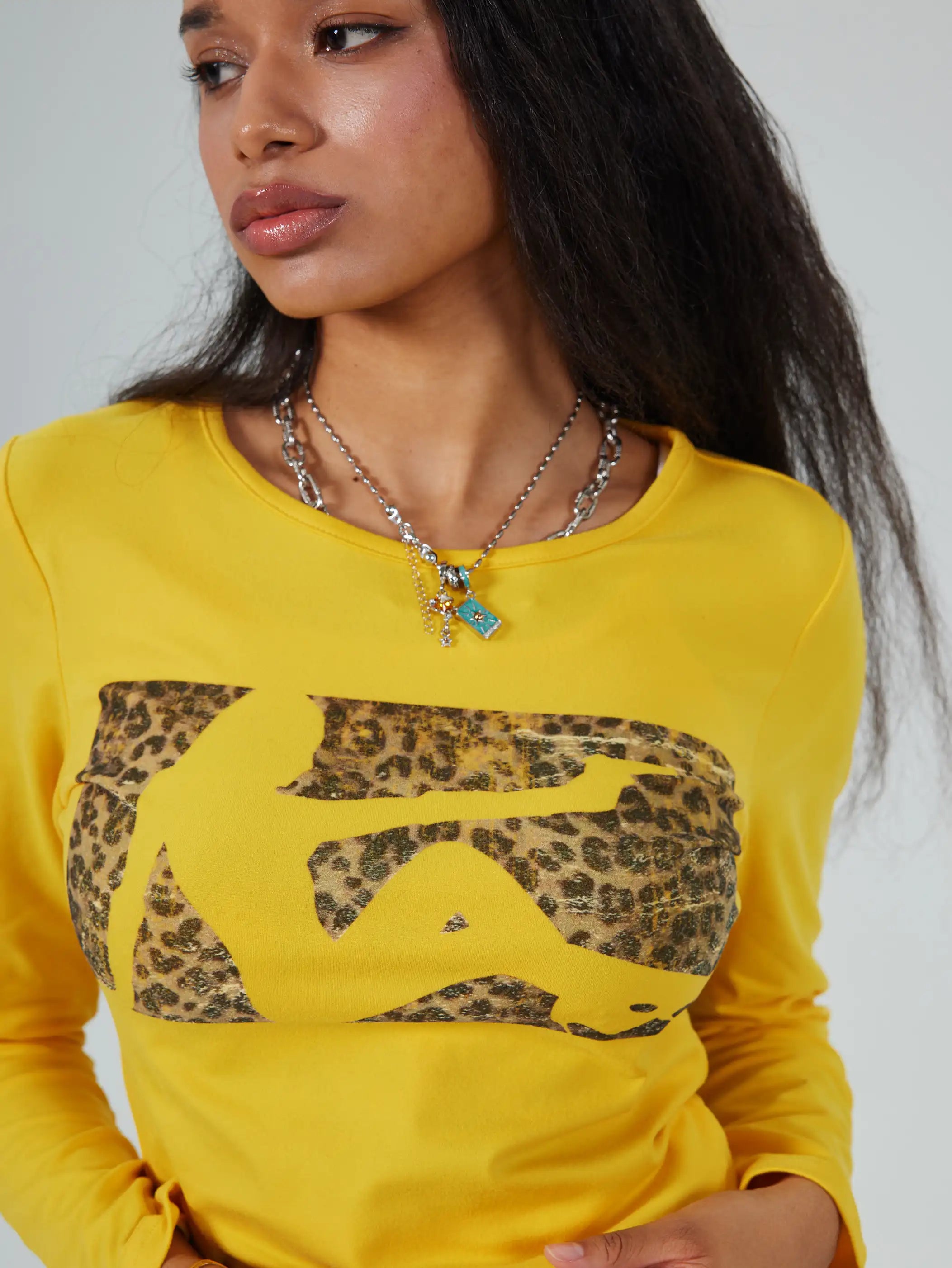 Leopard Silhouette Second-Skin-XS/L-716