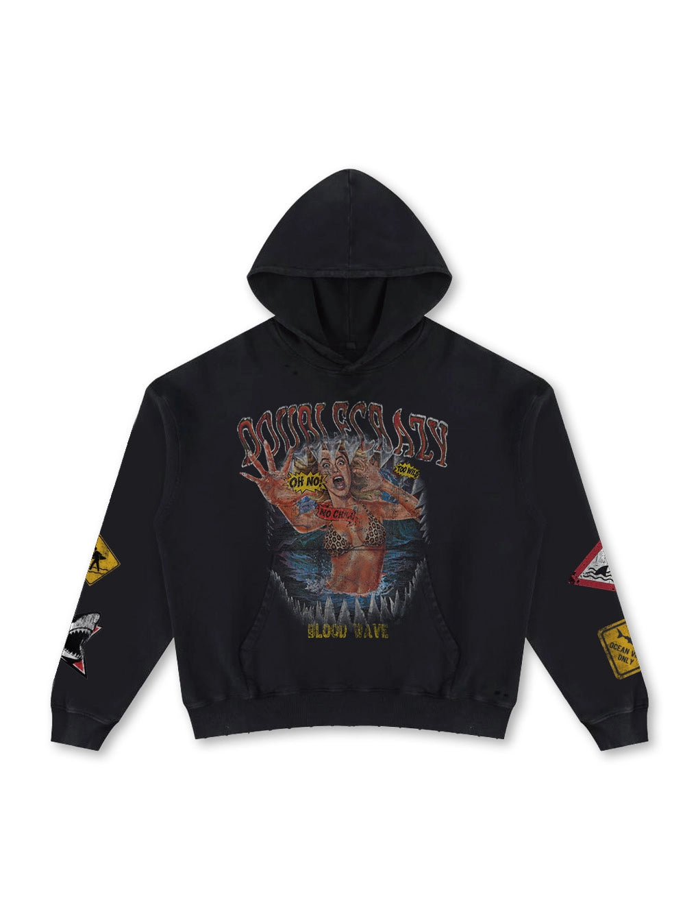 Vintage Horror Jaws Pullover-802