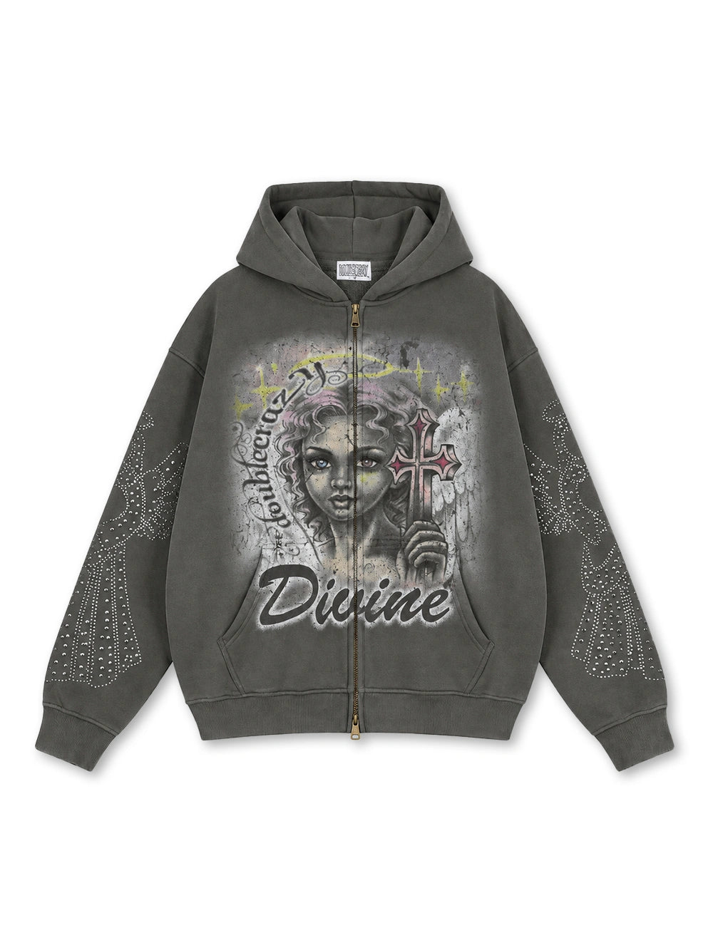 Iced Angel Wing Divine Zip-809