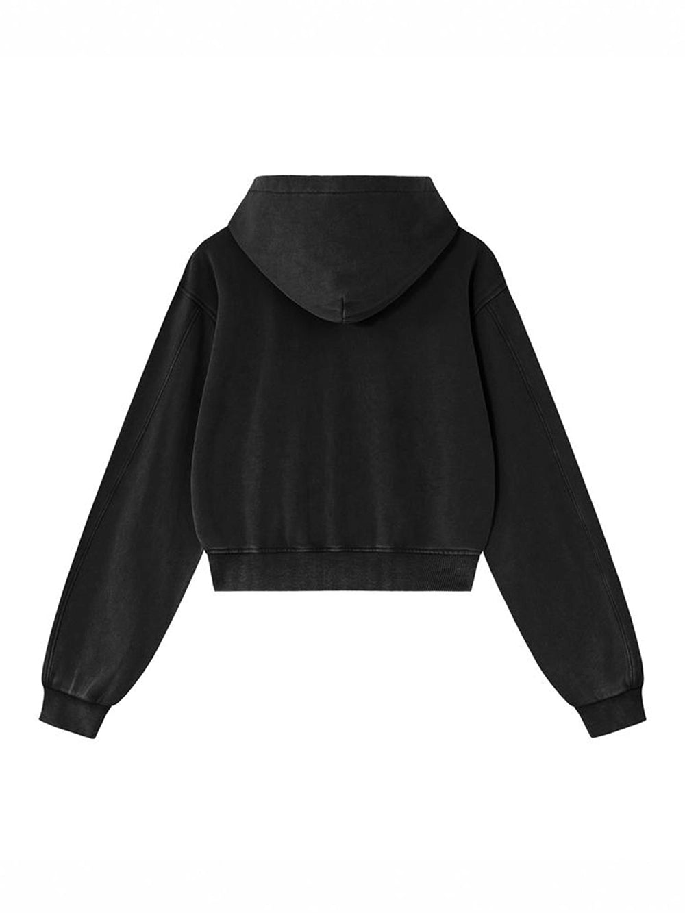 Bling Retro Car Cropped Hoodie-823