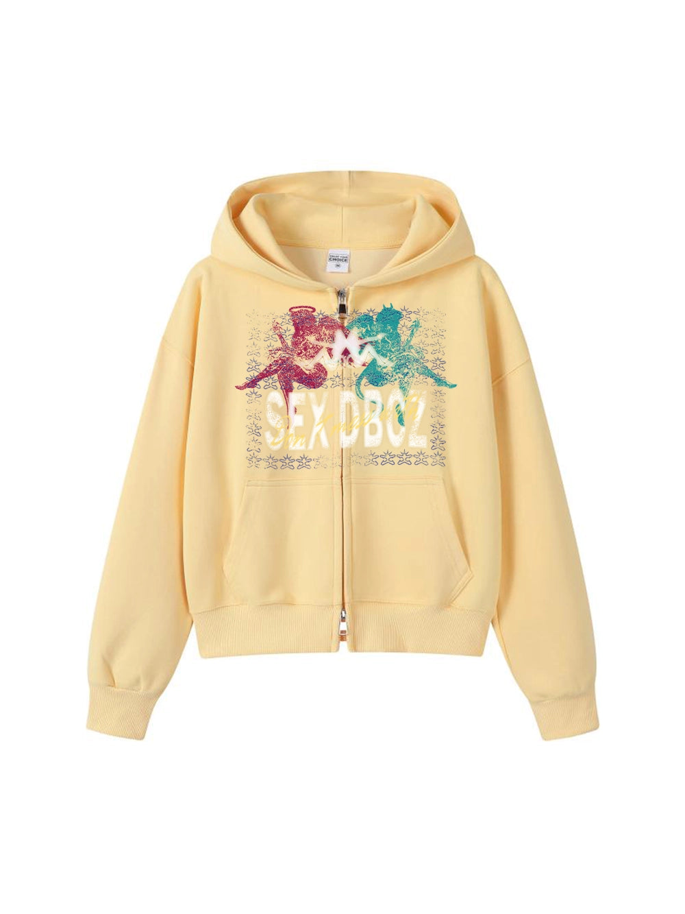 Parody Angel Devil Boxy Hoodie-824