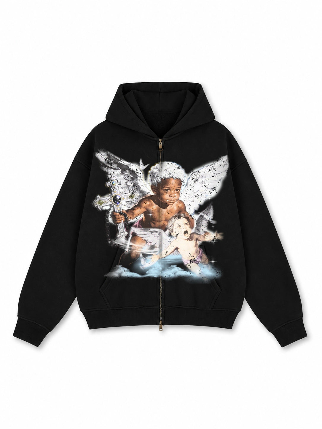Heavenly Mischief Zip Hoodie-845