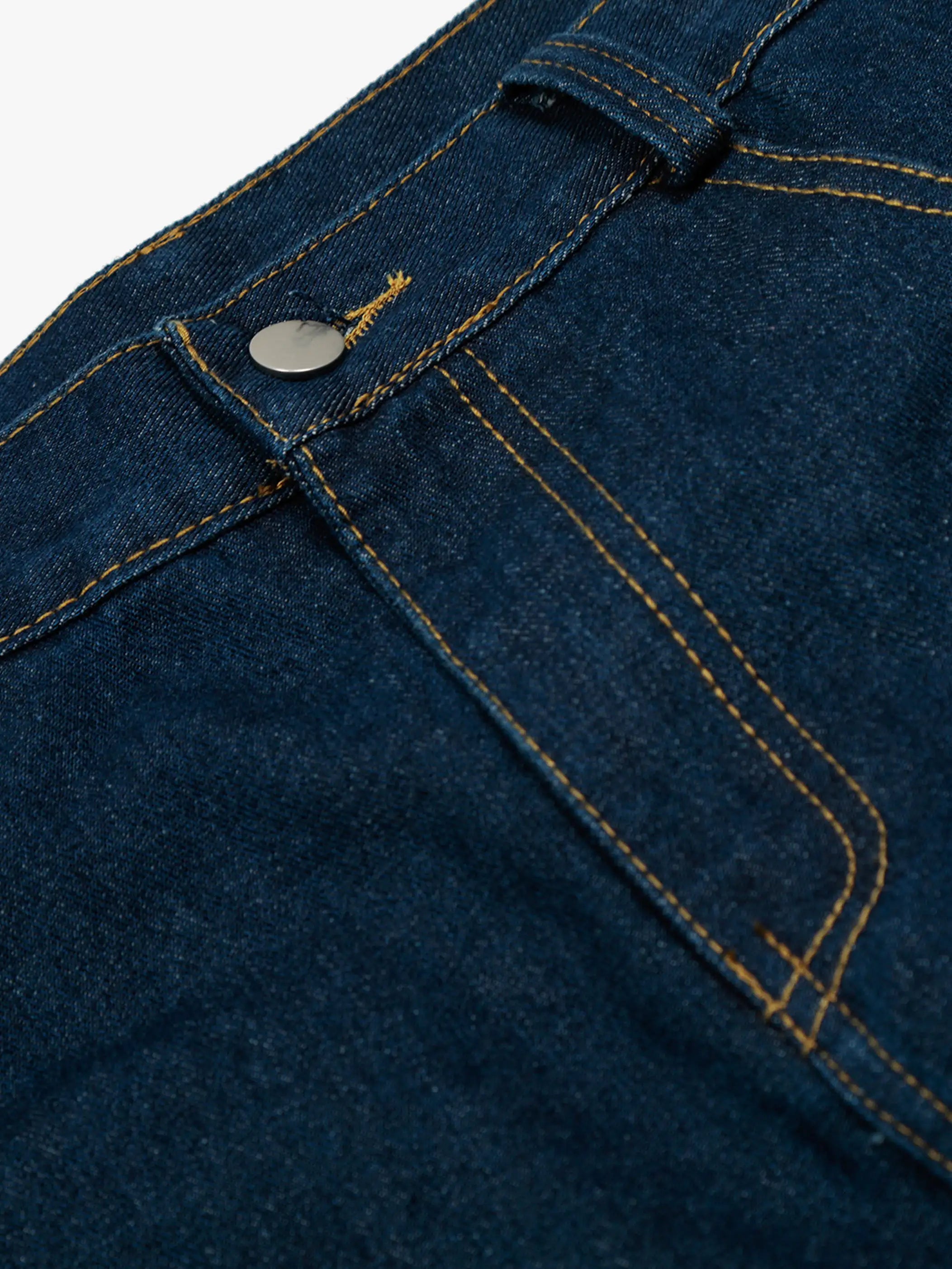 American Flag Denim Pants-S1097