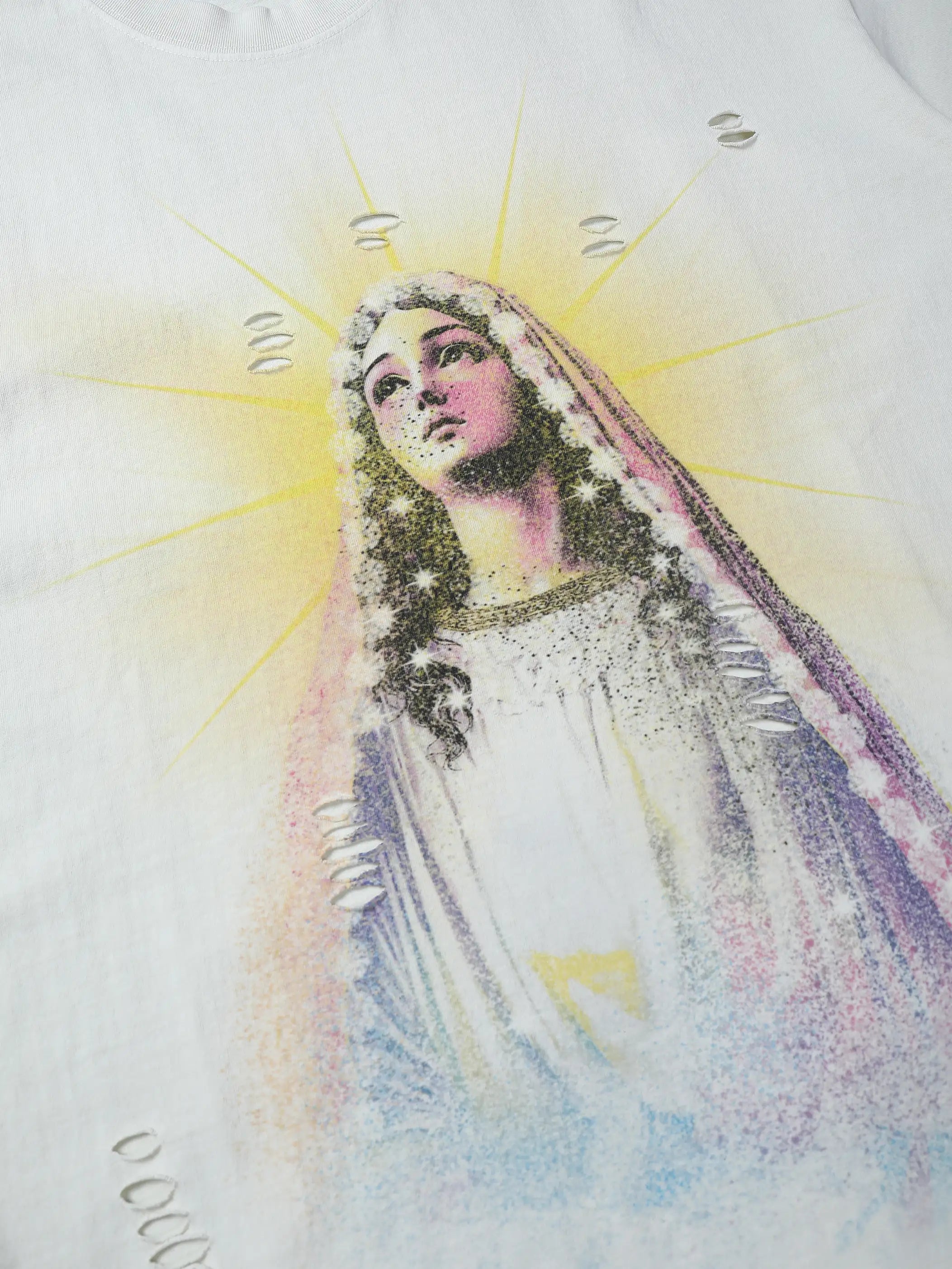 Virgin Mary Glow T-shirt-166