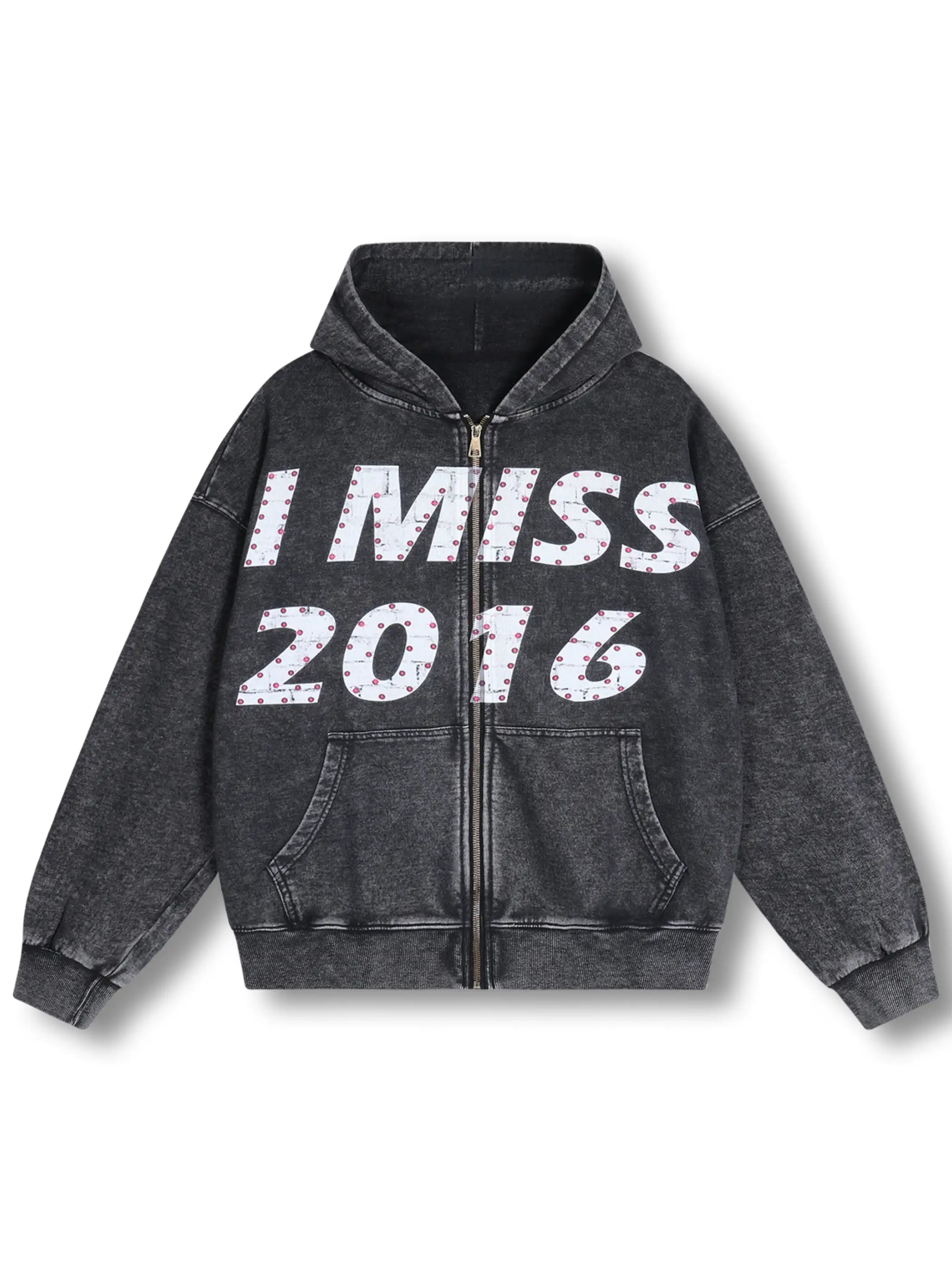 Nostalgic 2016 Zip-Up Hoodie - 103