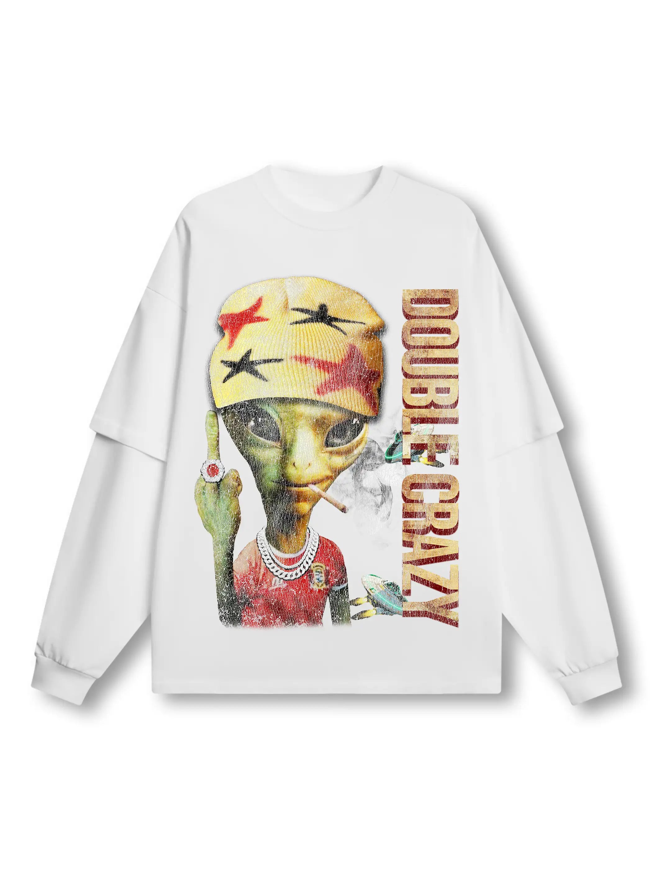 Space Rebel Alien Longsleeve-334
