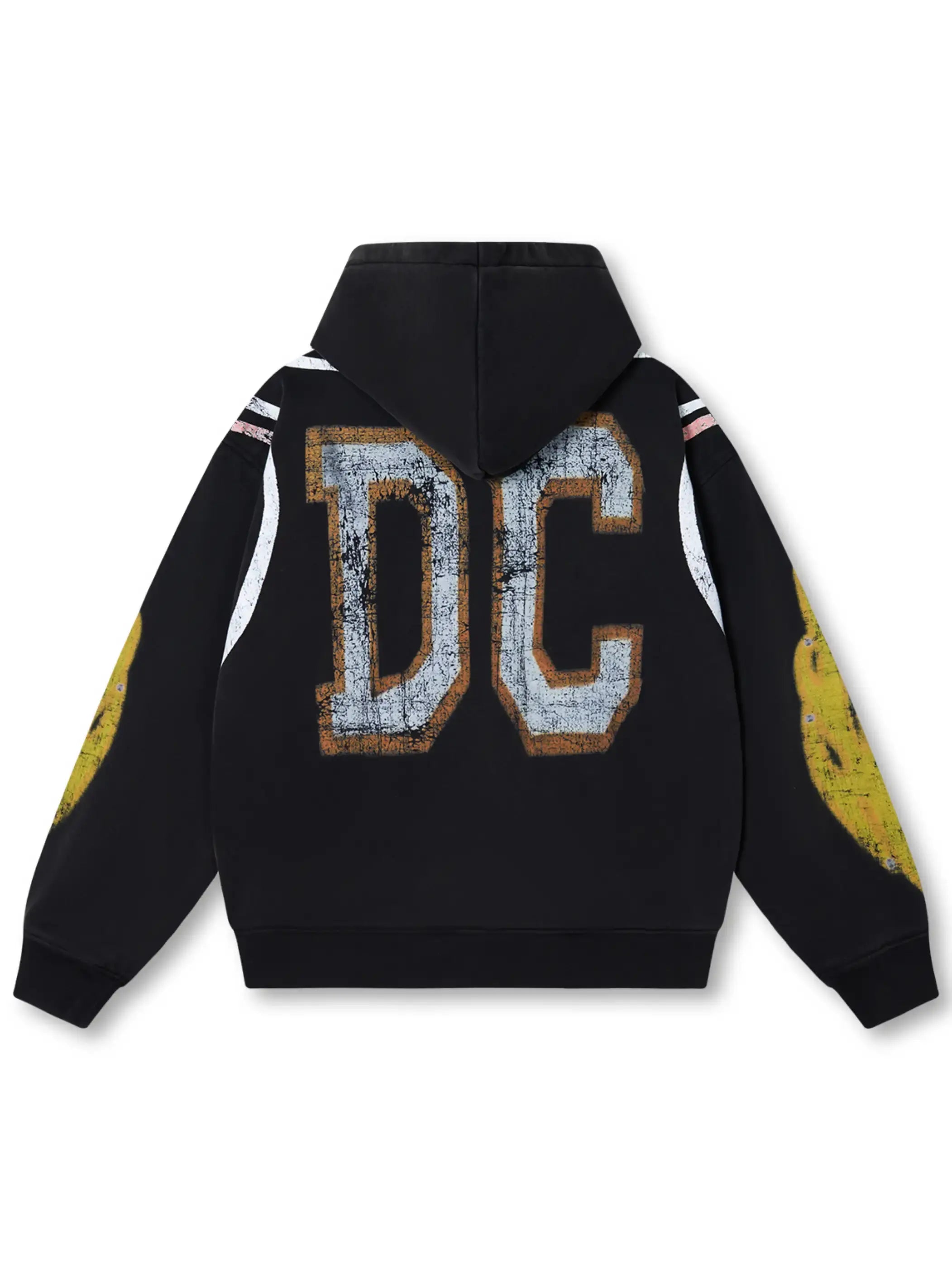 Flame Burst Zip Hoodie-379