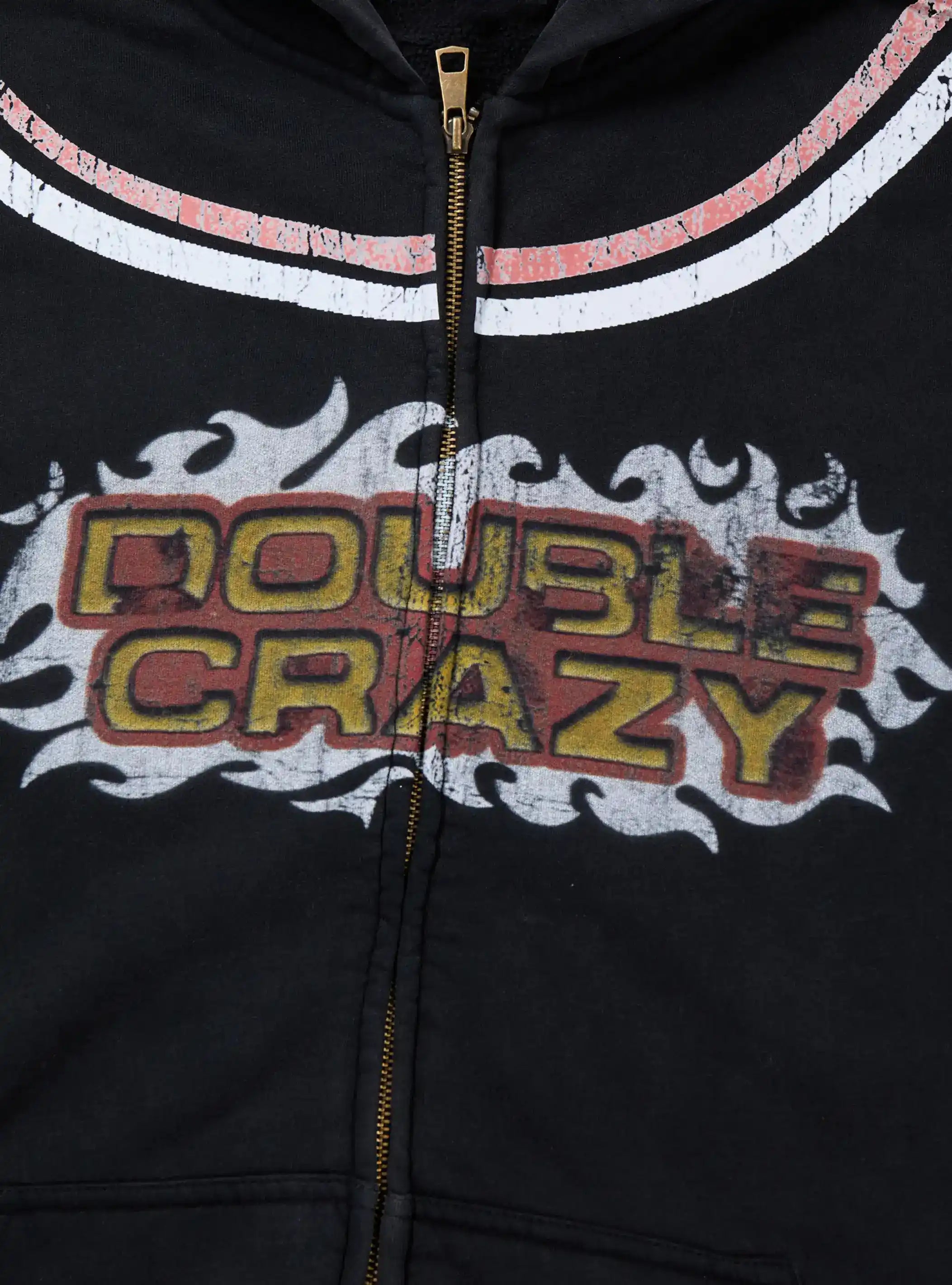 Flame Burst Zip Hoodie-379