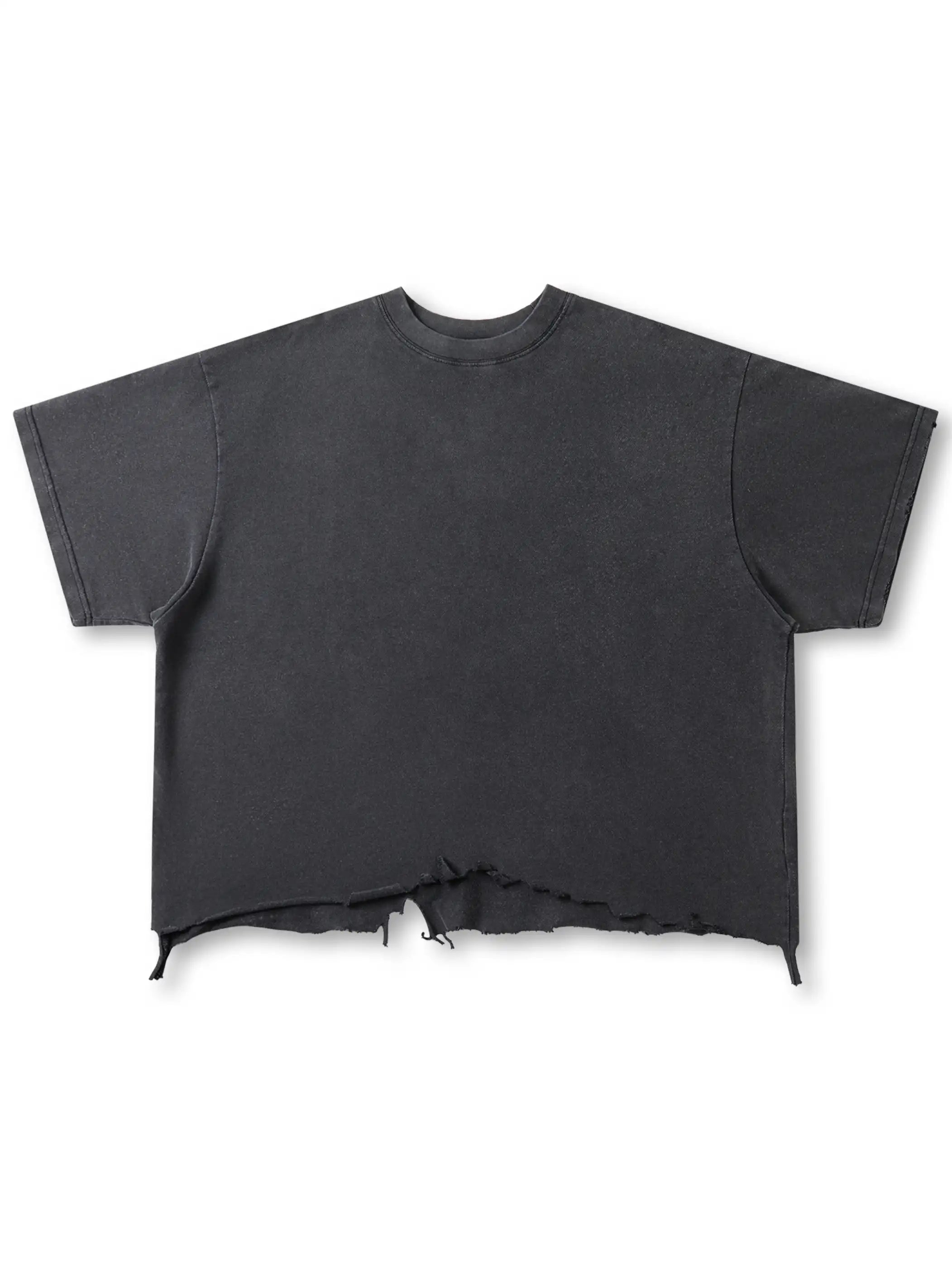 Icy Vegas Bling Ripped Boxy Tee-472