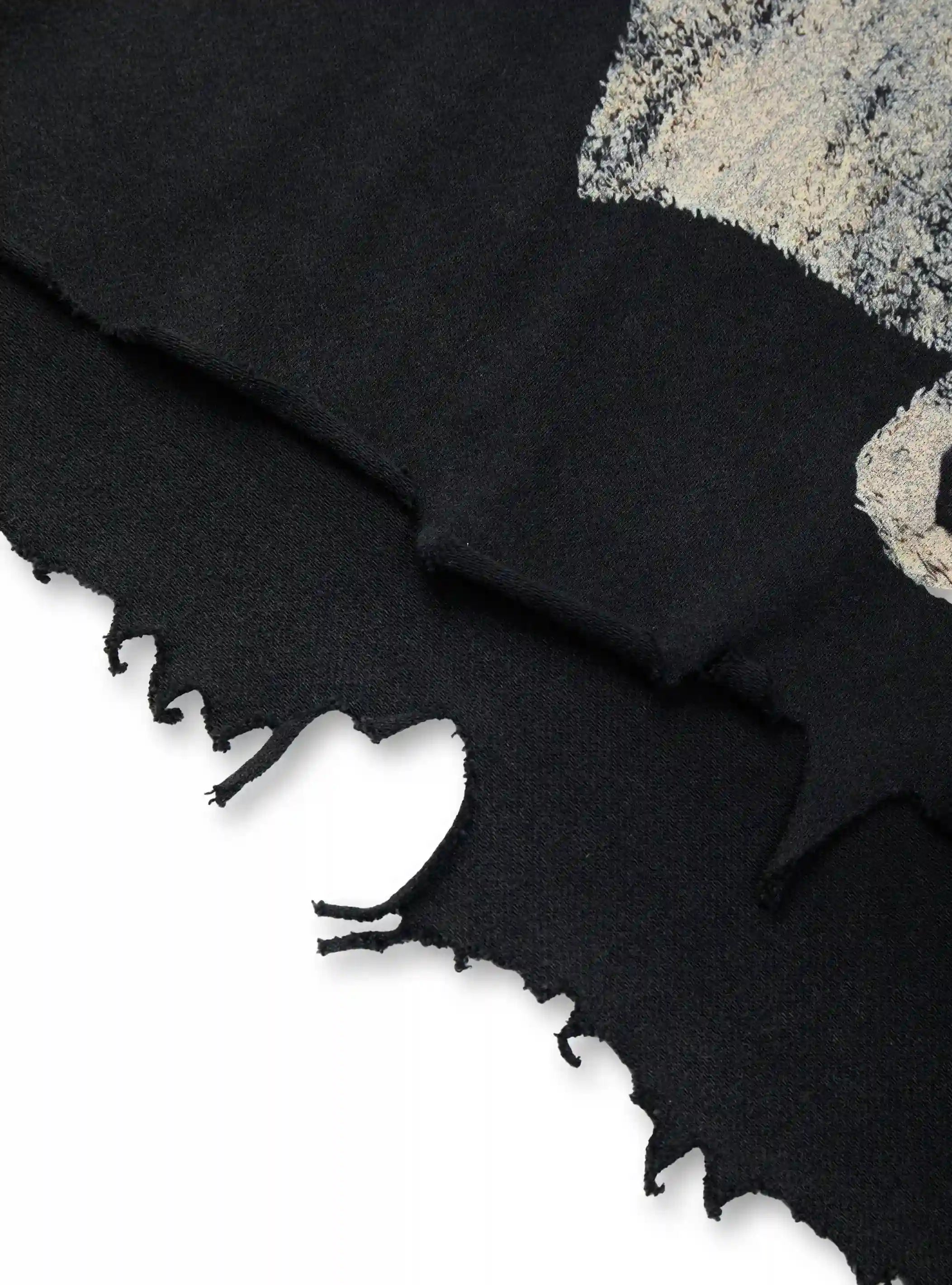 cropped gothic graphic tee outfit.