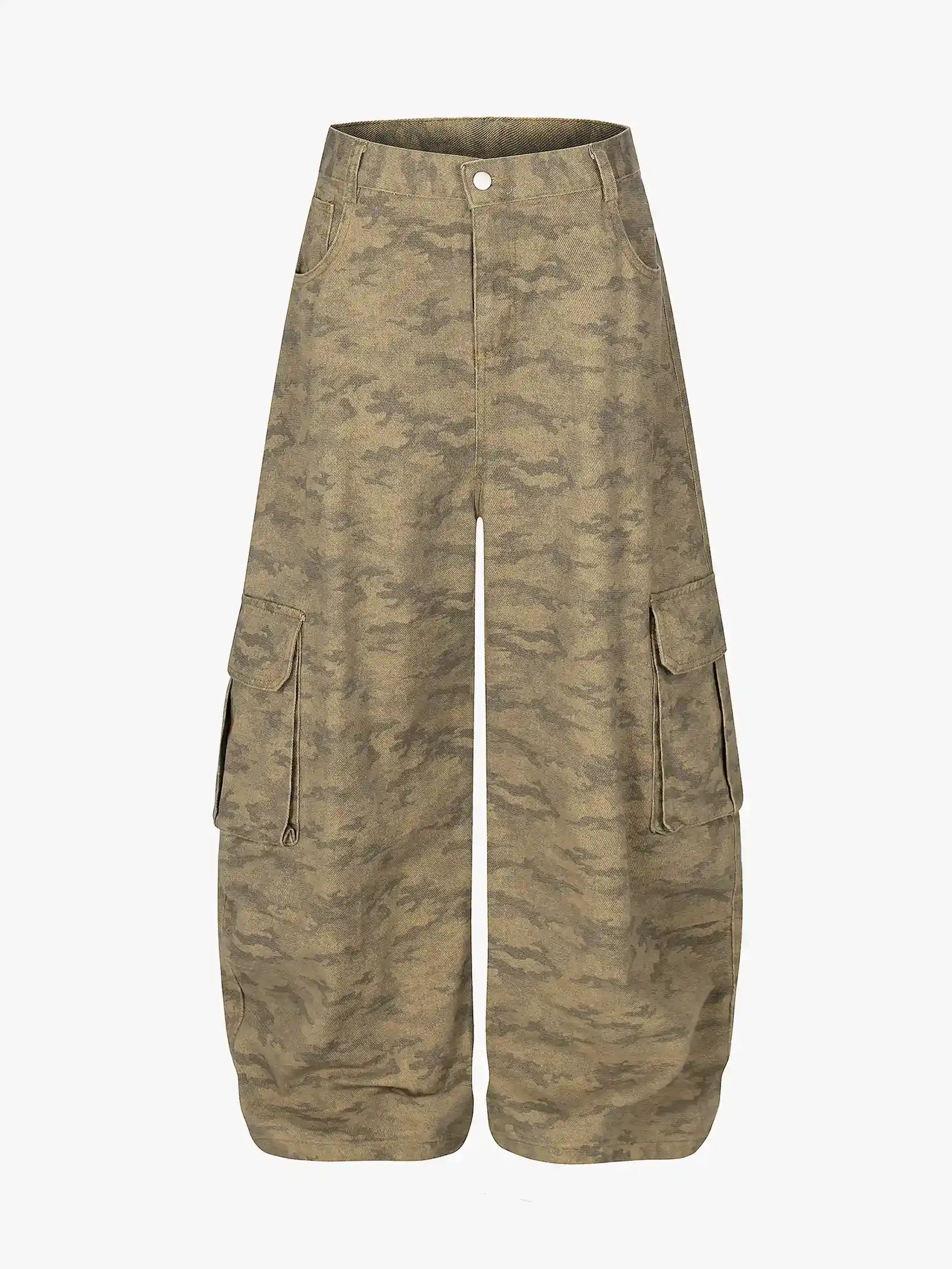 Camo Blade Cargo Pants-S1089