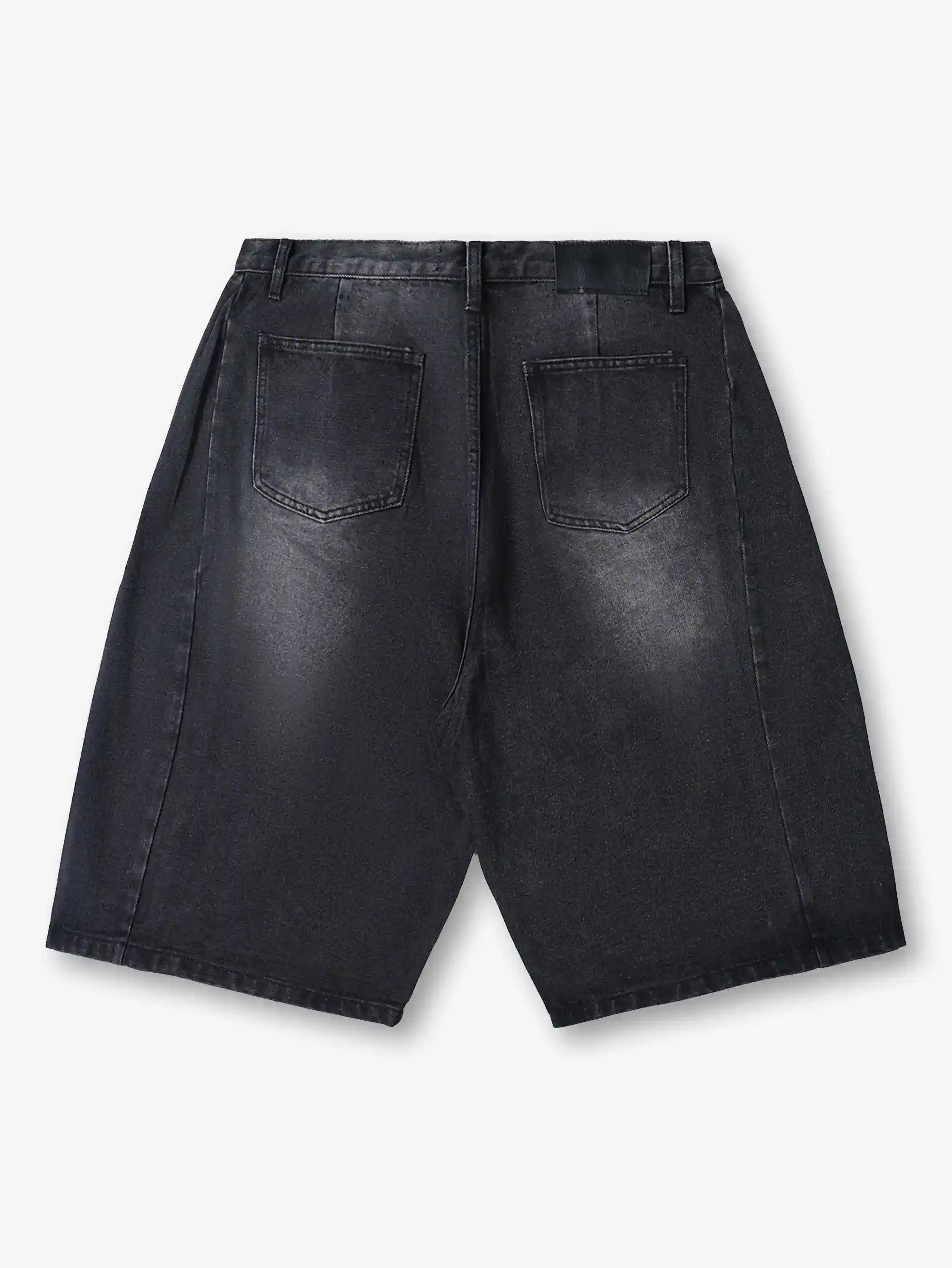 Pantalones cortos vaqueros de cristal brillante-197
