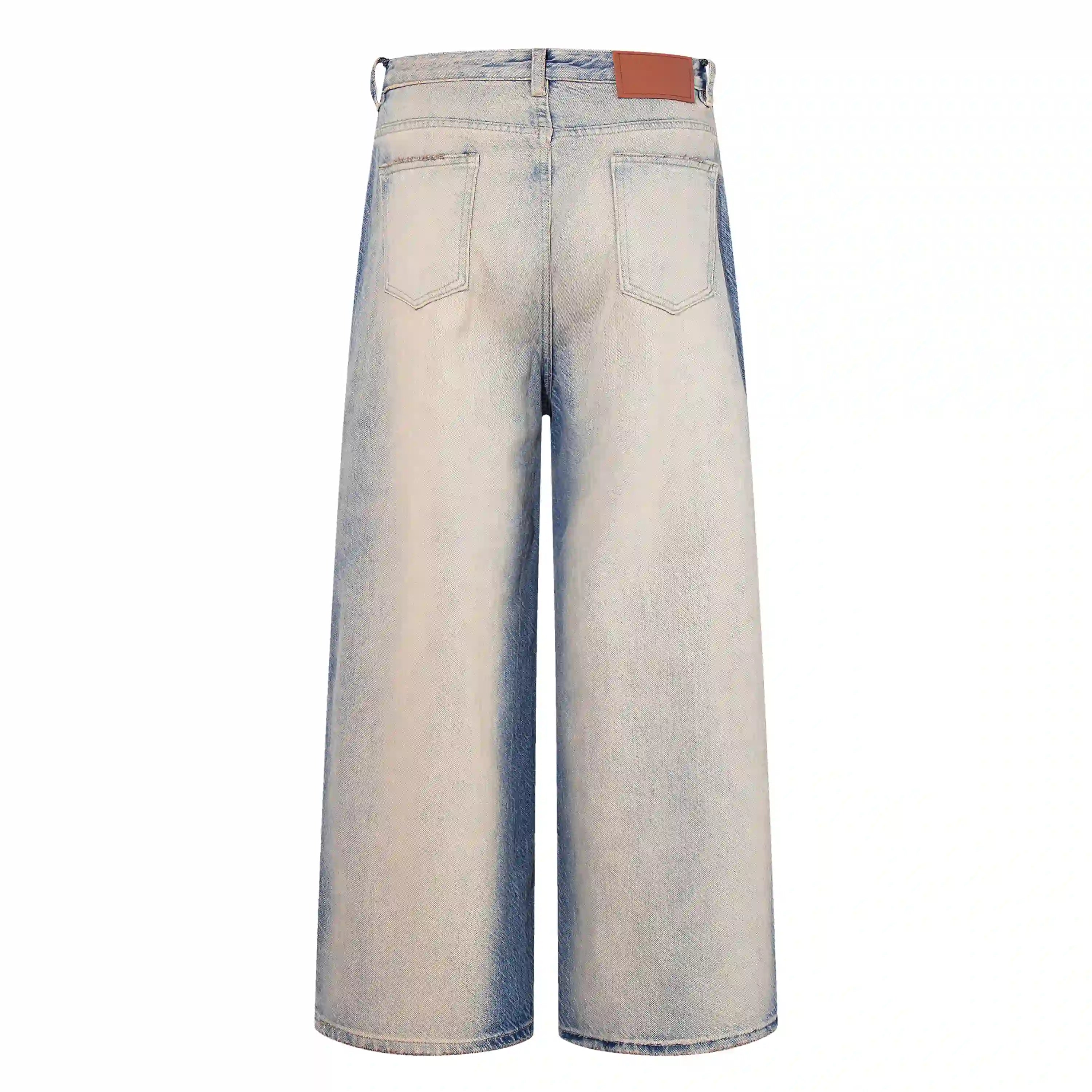 Ripped Sun-Kissed Baggy Jeans-S1239