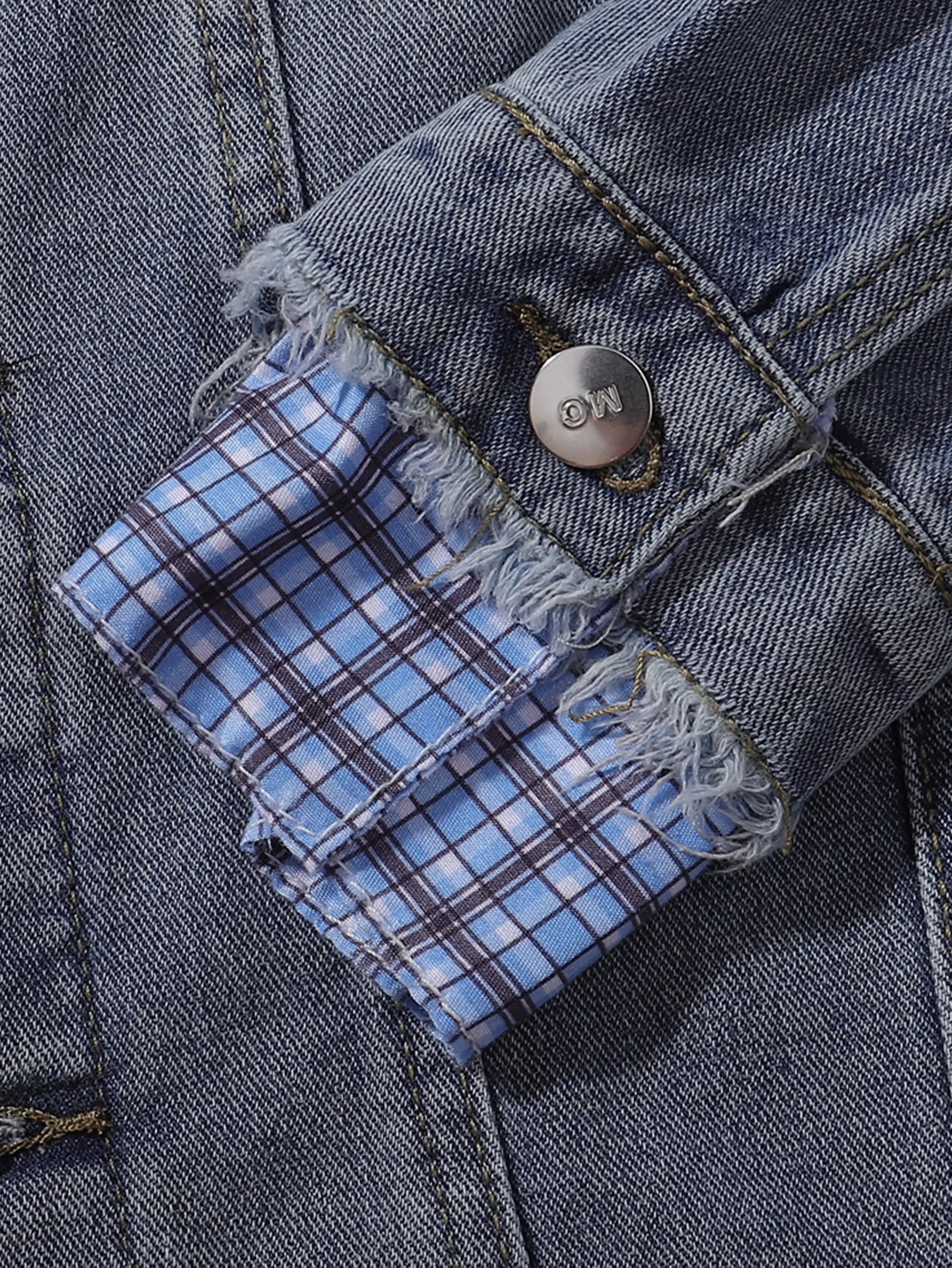 Plaid Border Longsleeve-S1131