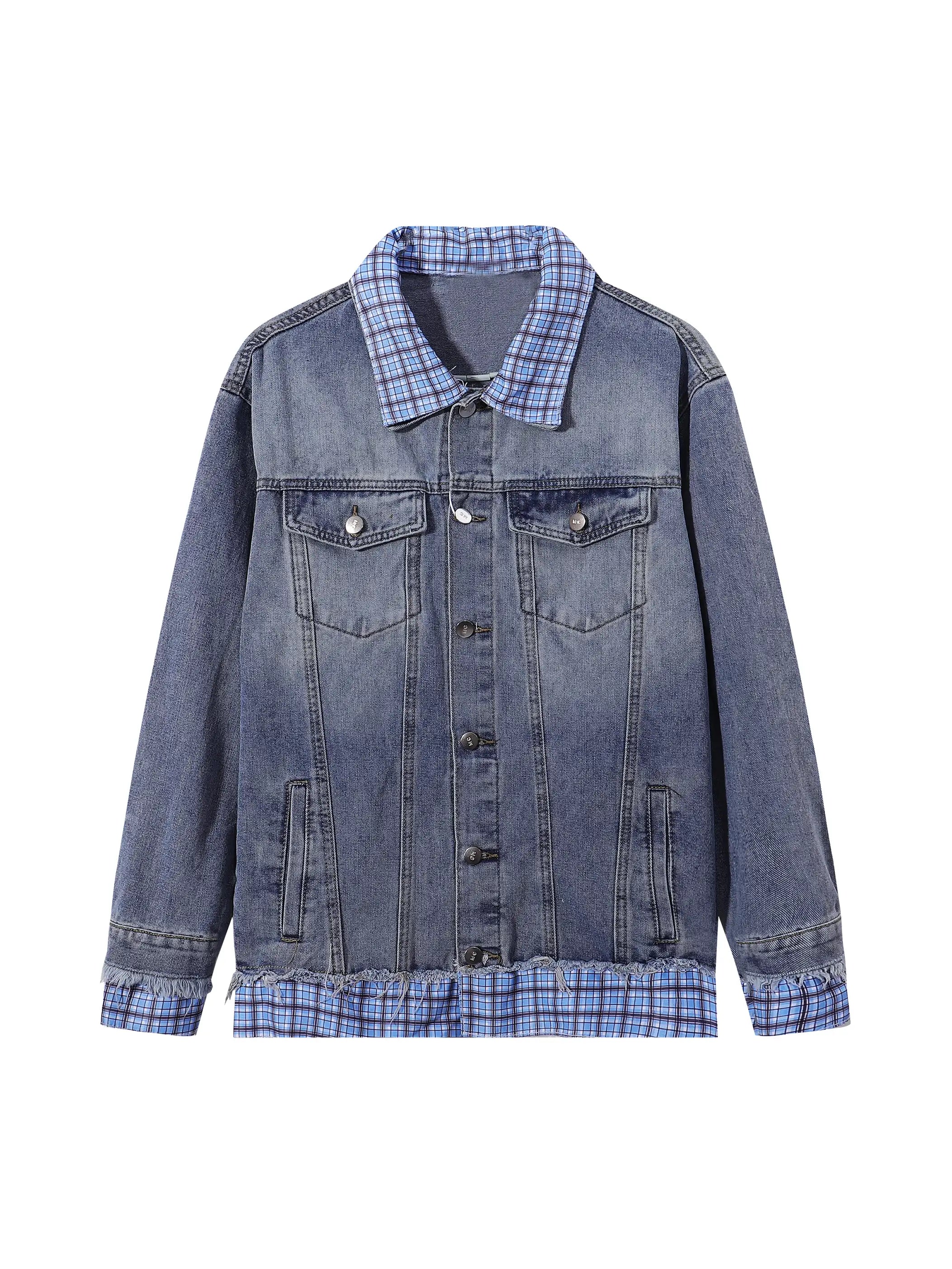 Plaid Border Longsleeve-S1131