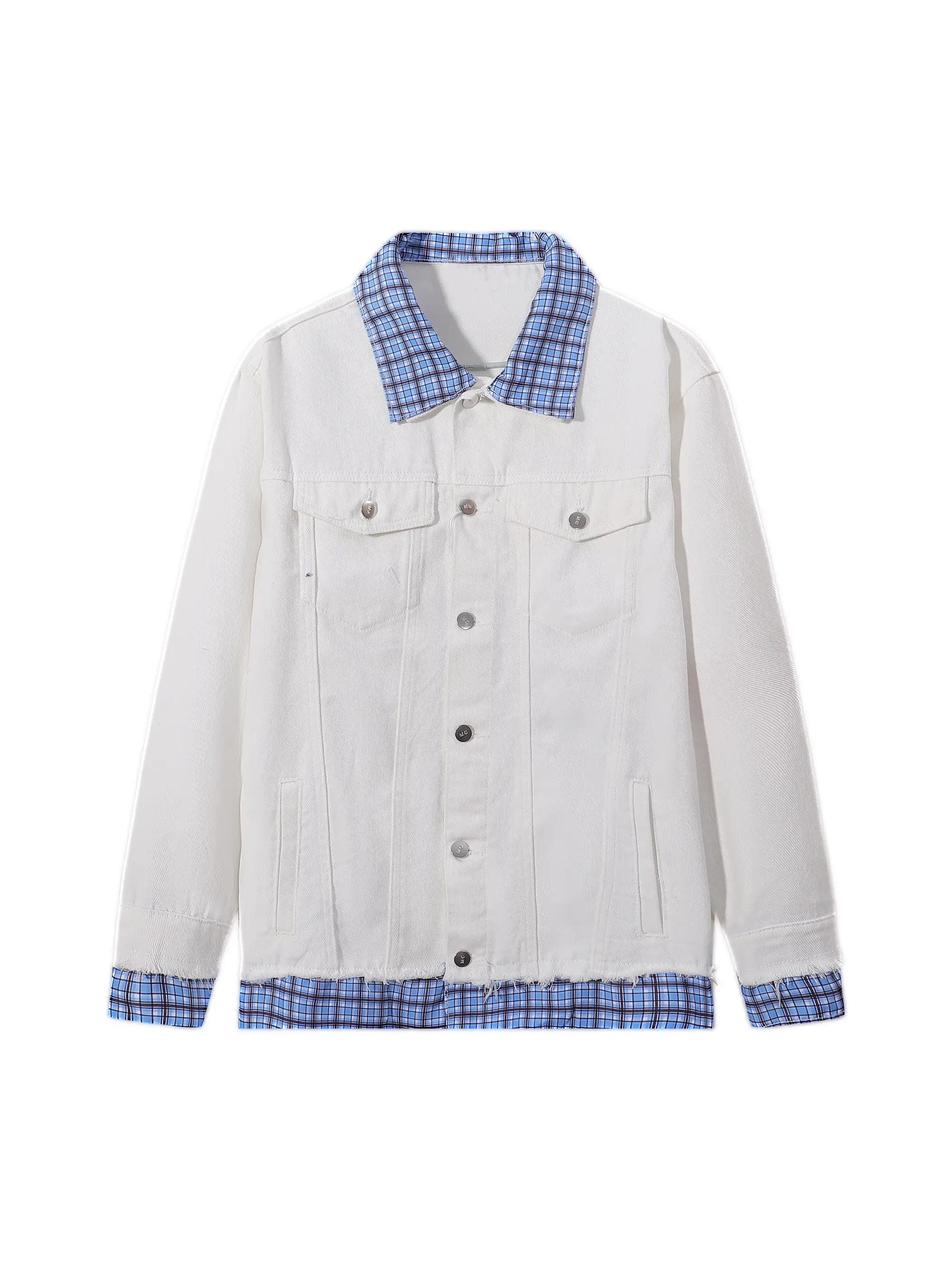 Plaid Border Longsleeve-S1131