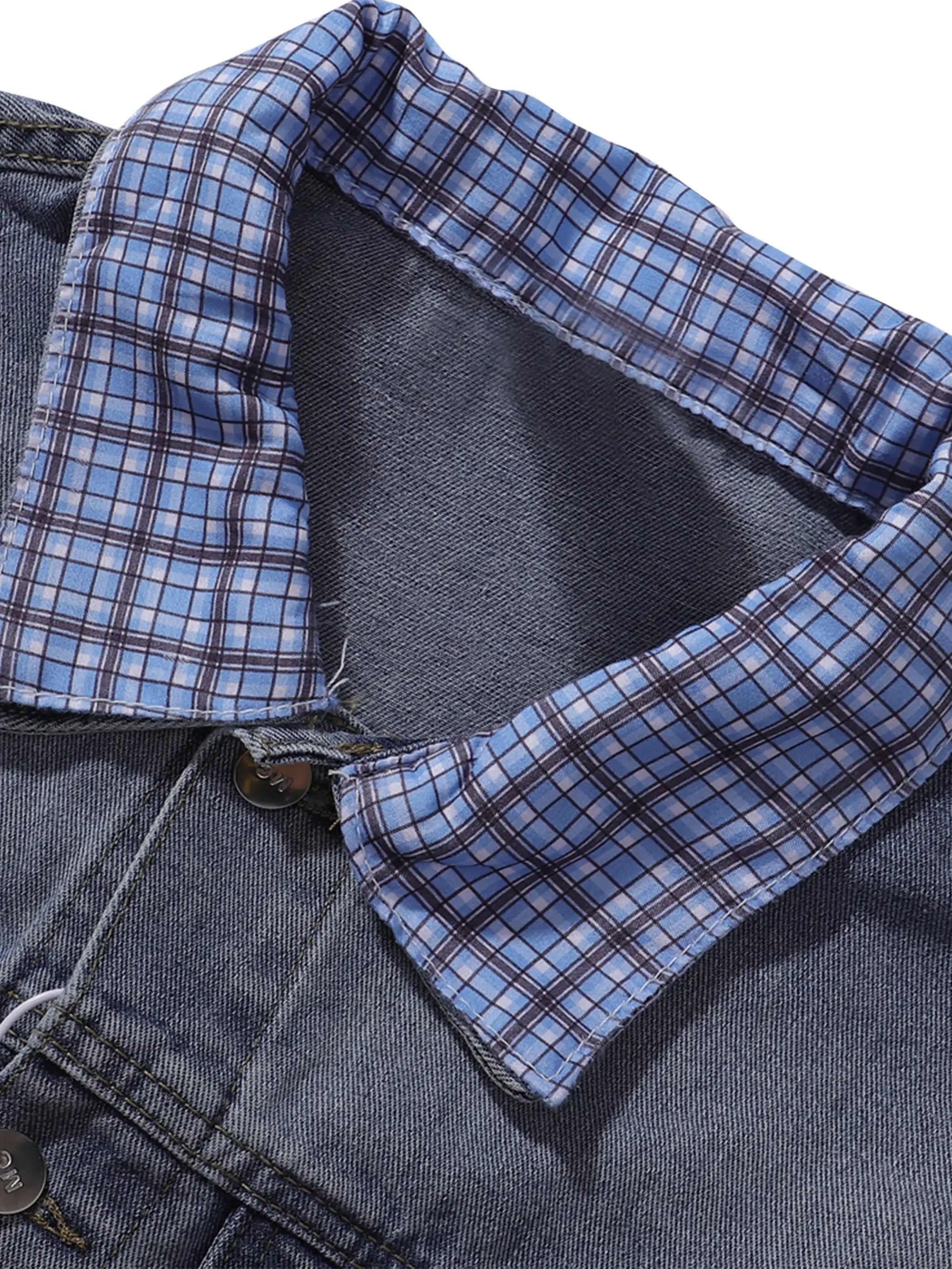 Plaid Border Longsleeve-S1131