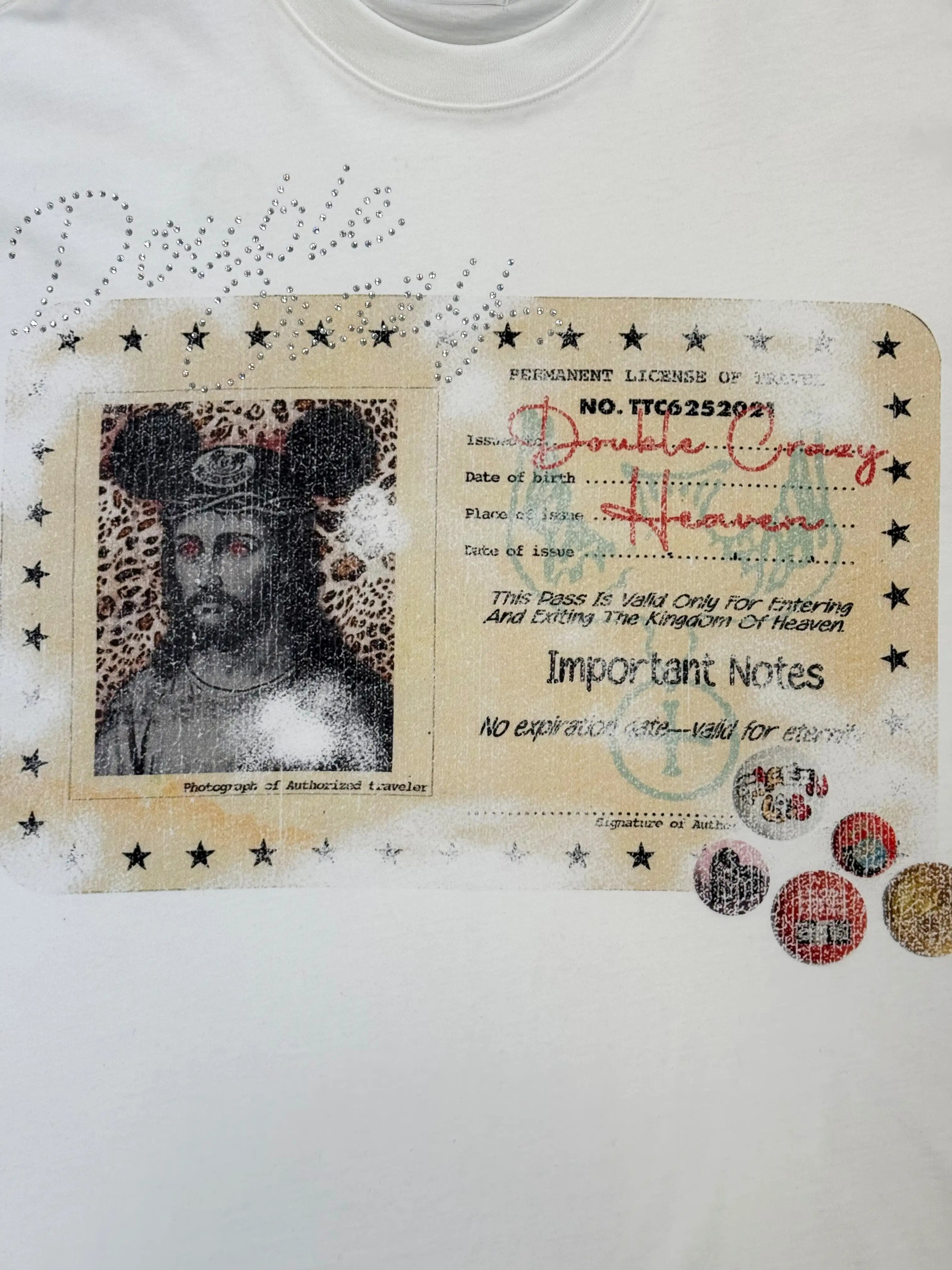 Vintage Boxy Iced Out ID Tee-430