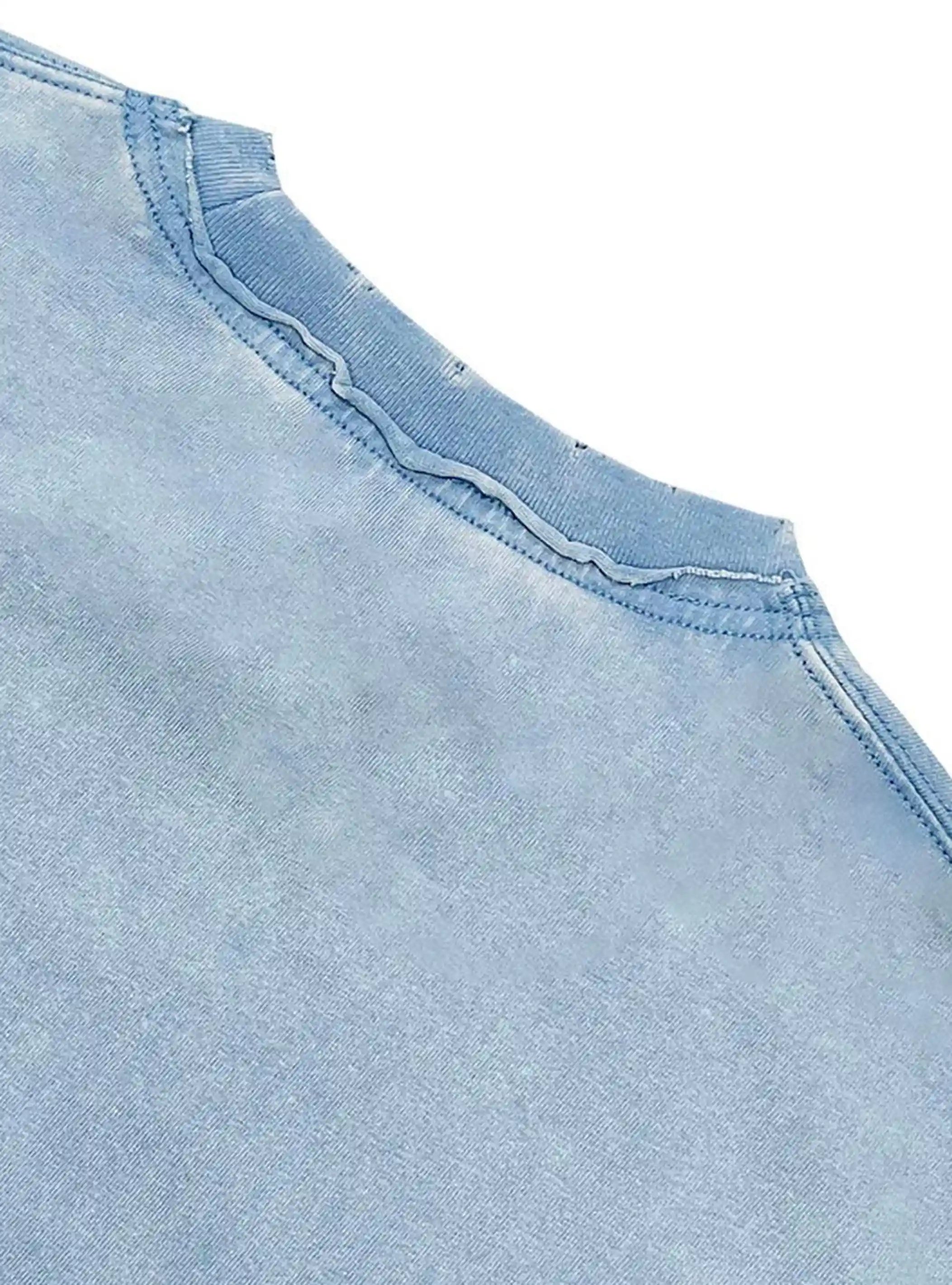 Vintage Frayed Rhinestone Tee-469