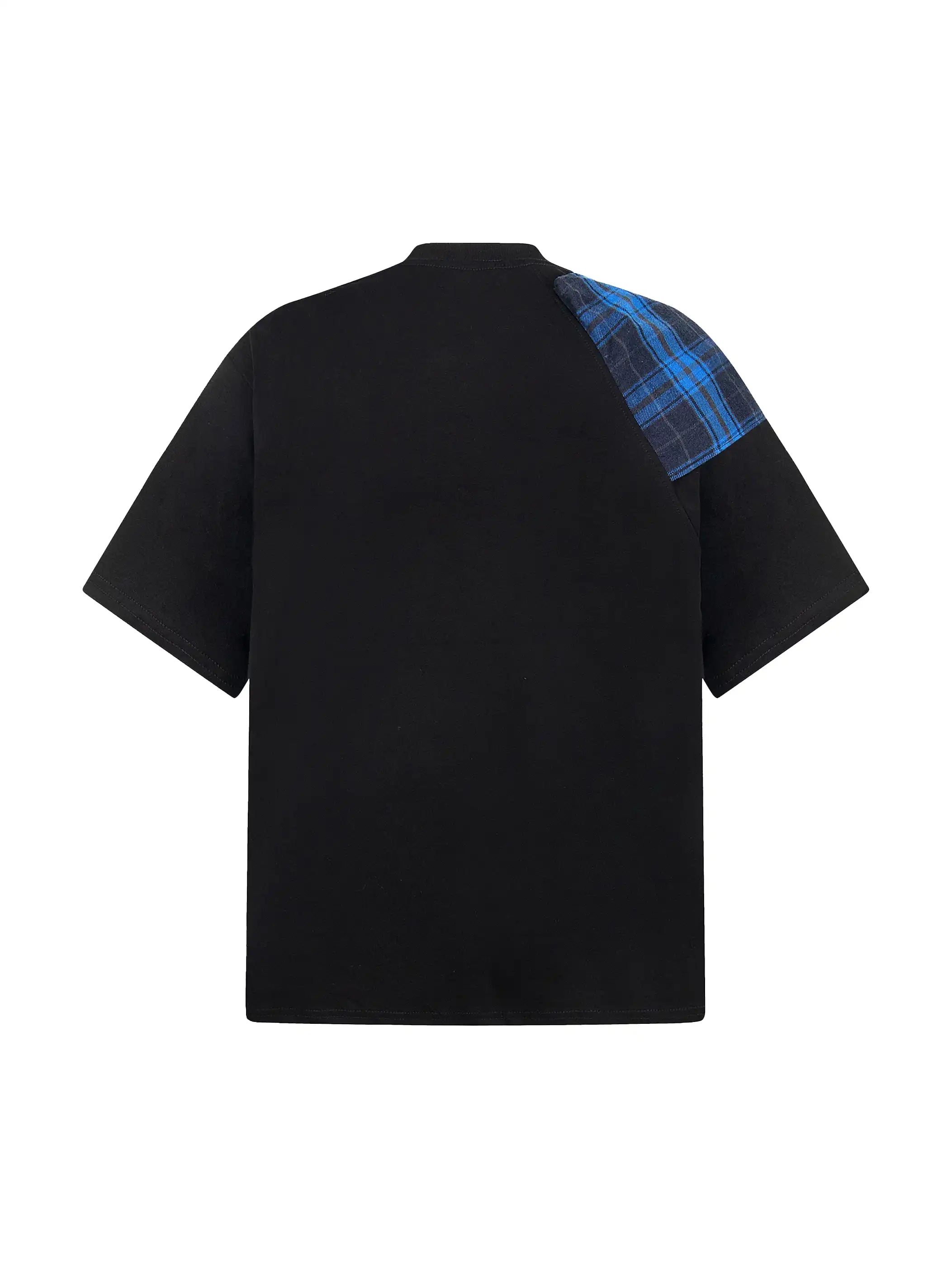 Street Style Plaid T-shirt-S959