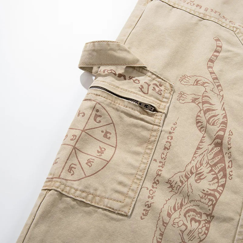 Vintage Mystic Script Cargos-S1234