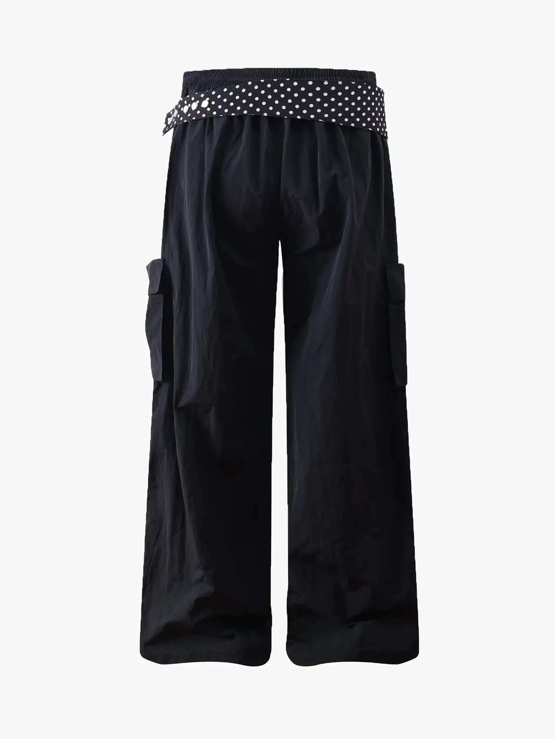 Street Polka Dot Belt Cargo Pants-S1056