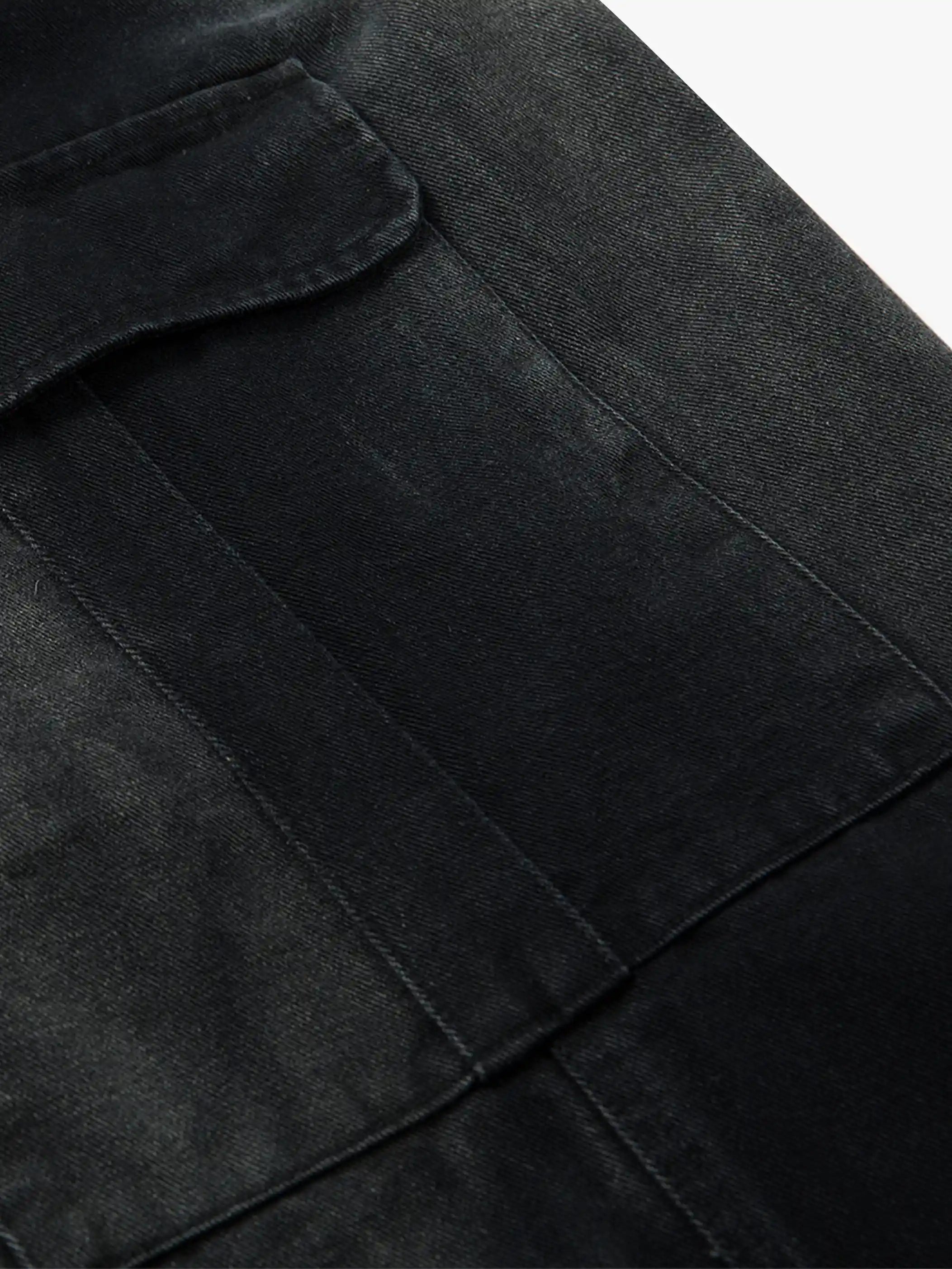 Street Casual Washed Pants-S1067