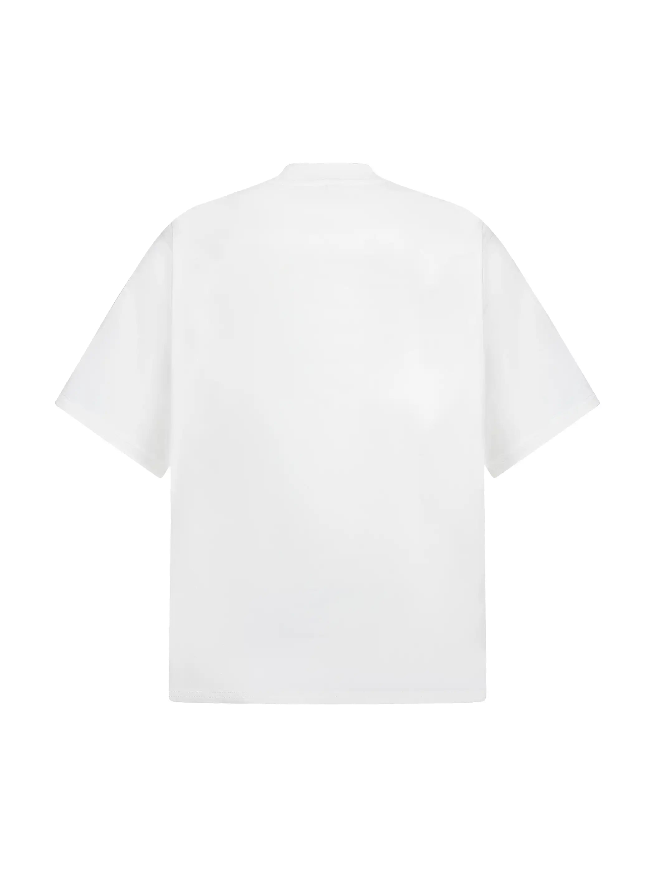 Jewel-Accented MASS Print Oversized T-shirt-S1004