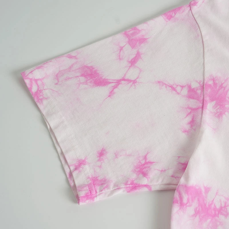 Edgy Bling Tie-dye Graphic Tee-484