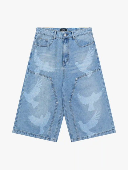 Bird Flight Denim Shorts - S966