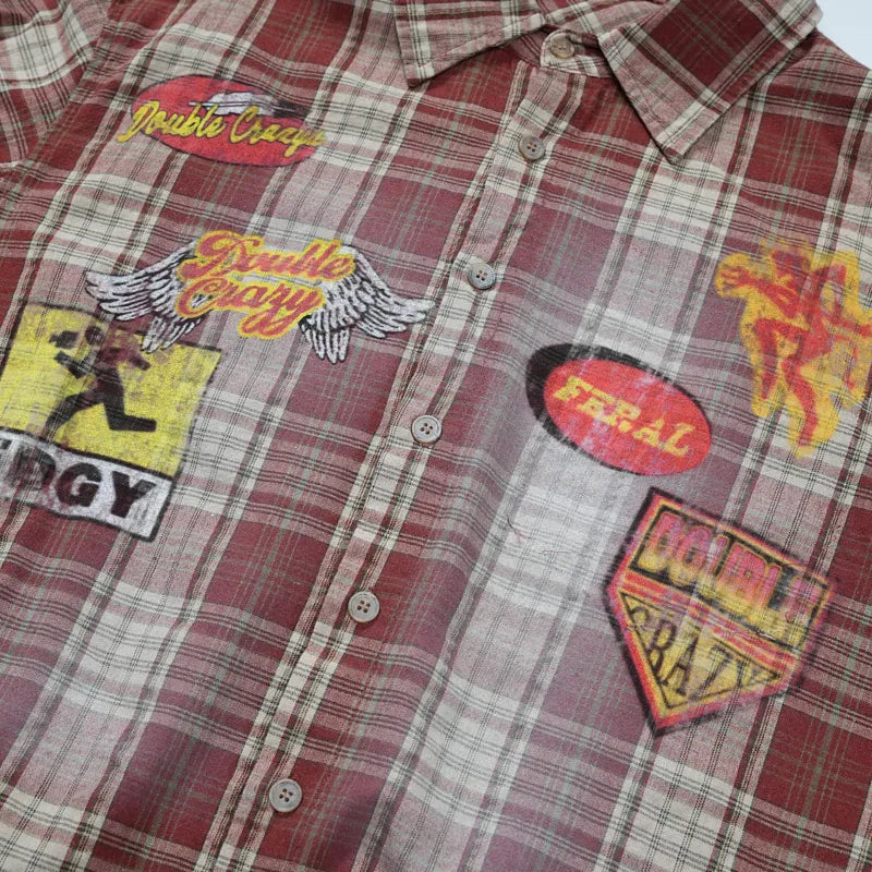 "Feral" Devil Grunge Shir-779