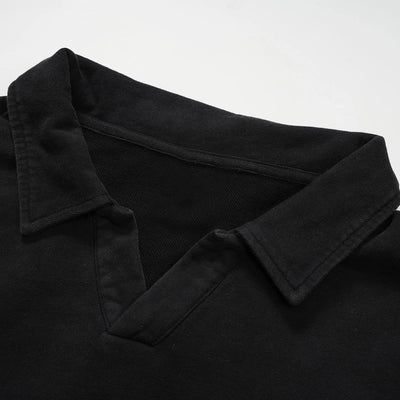 Grunge Patch L/S Polo-807