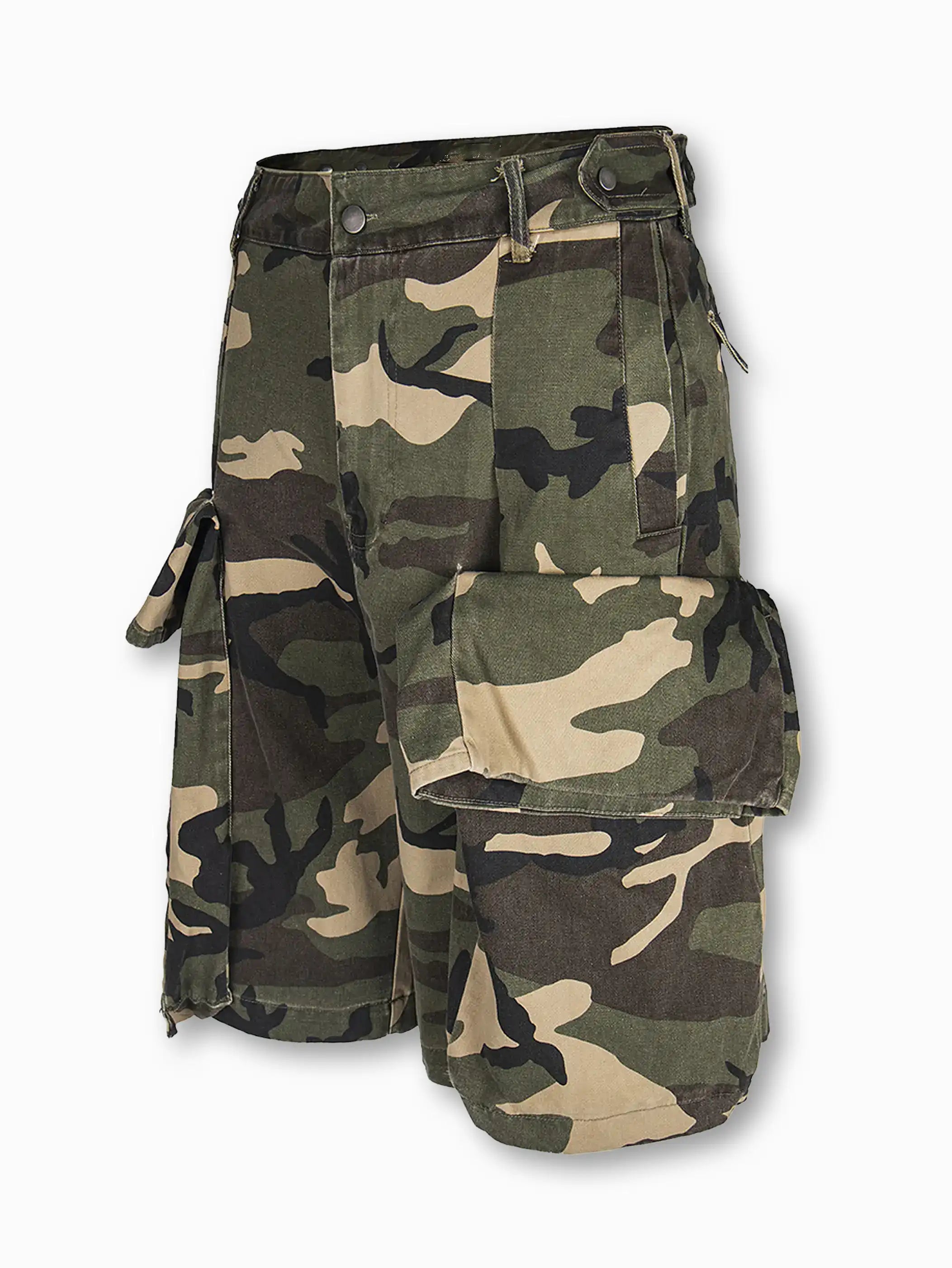 Dual Tone Cargo Shorts-S1102