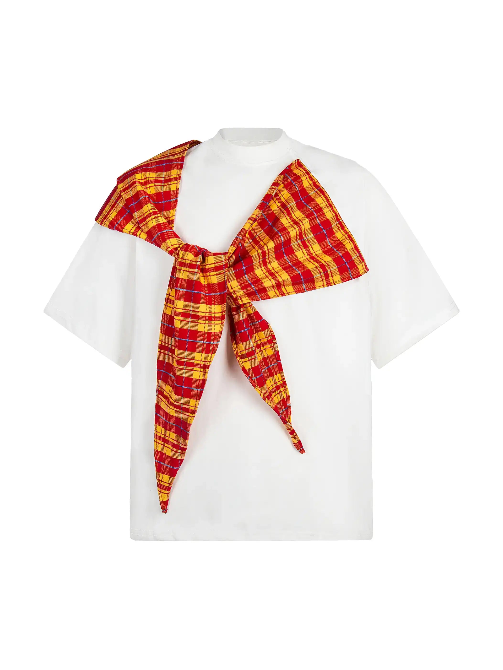 Street Style Plaid T-shirt-S959