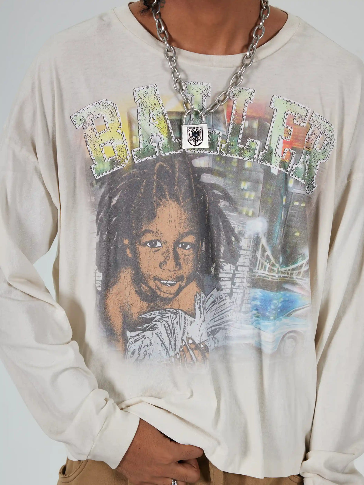 Washed Baller Cash Boxy L/S-728