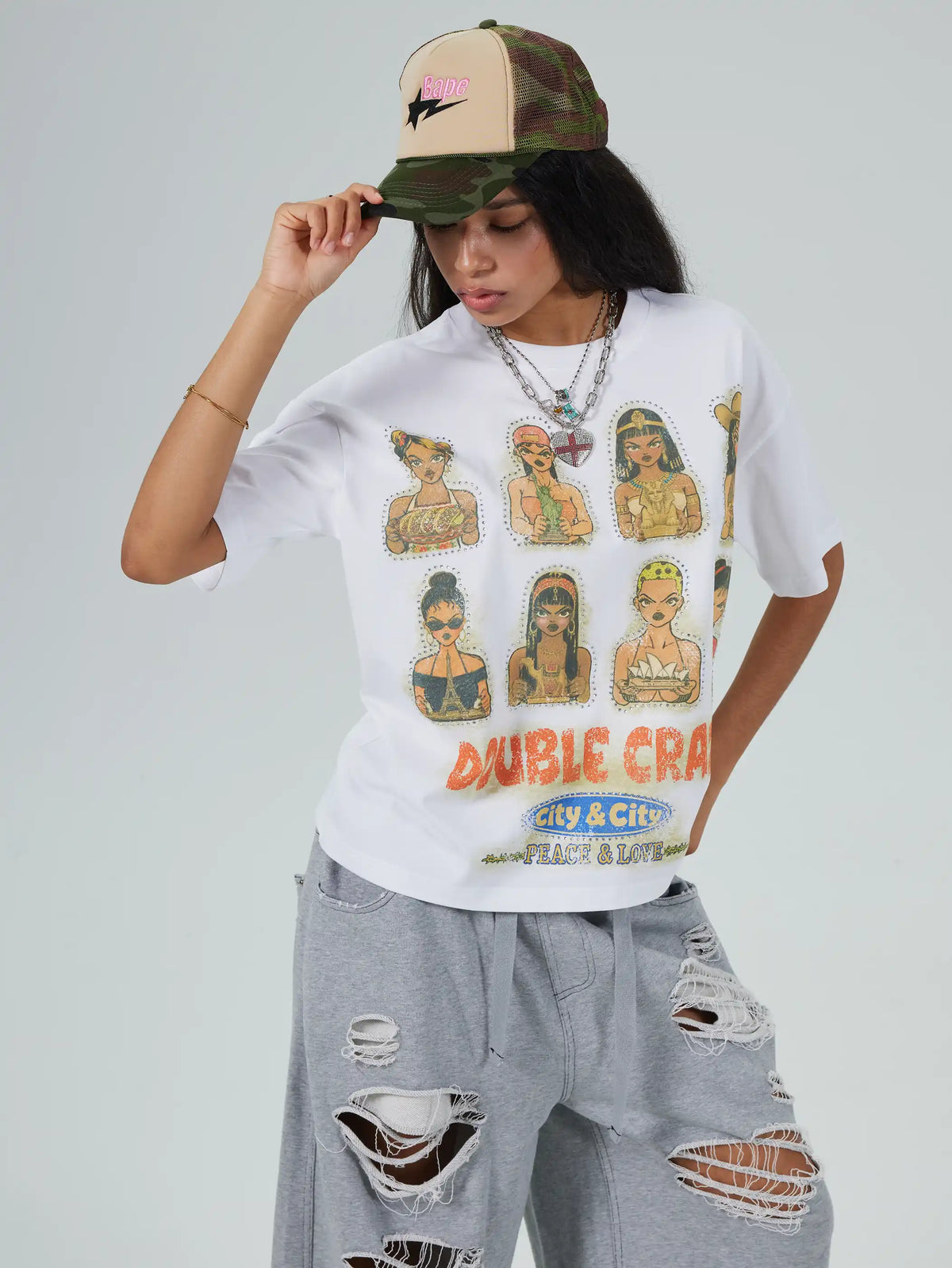 Bratz Rhinestone Boxy Tee-694