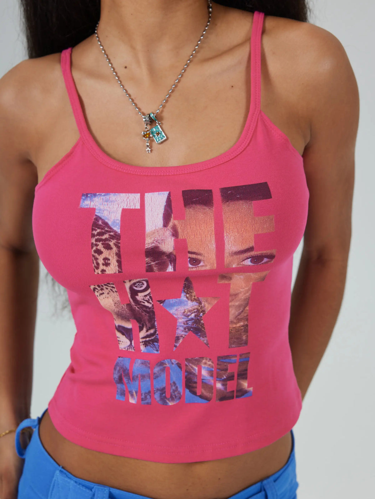 Leopard Portrait Slim Cami-605