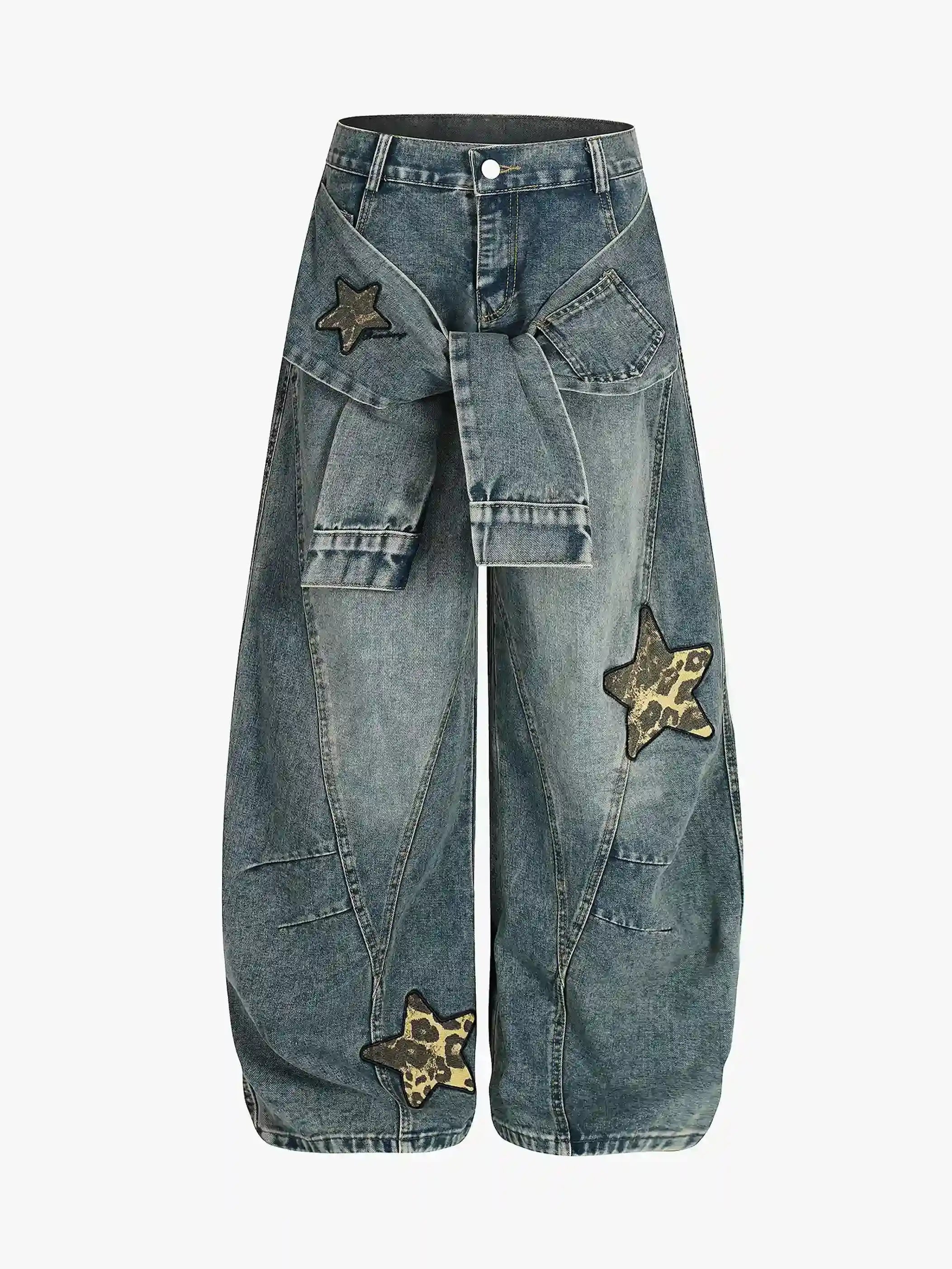Camo Blade Star Jeans-S1078