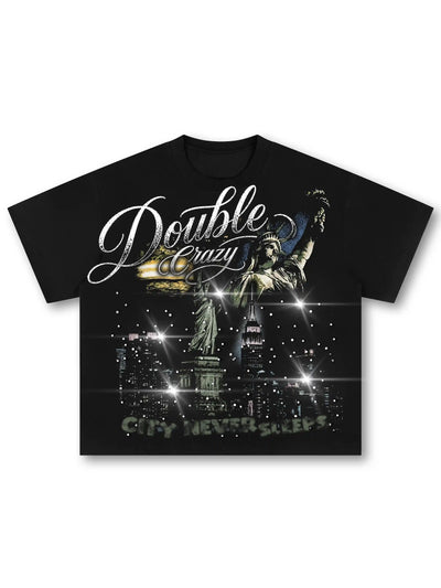 Bling City Never Sleeps Tee-659