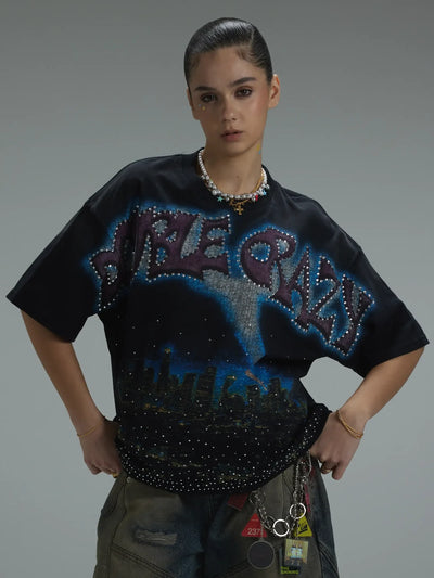Camiseta Iced Out Boxy L.A. Skyline-435