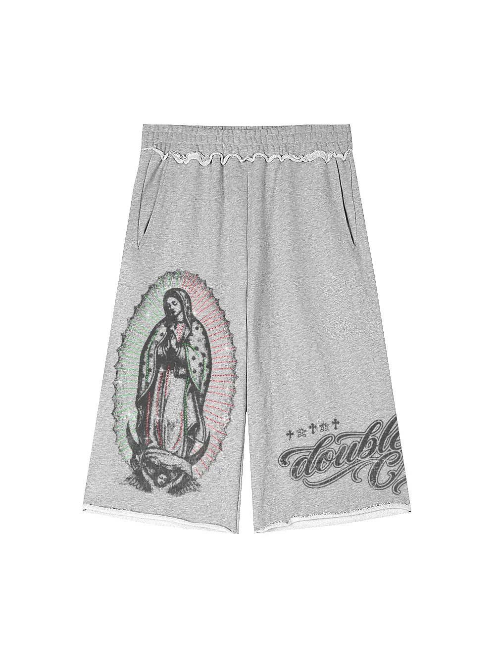 Rhinestone Guadalupe Jorts-654