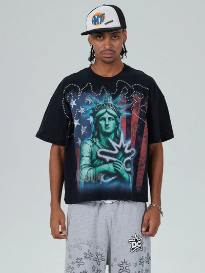 Camiseta Liberty Bling Grunge de los 90 - 684