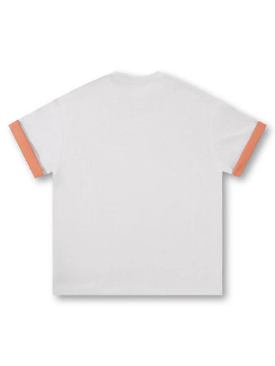 Camiseta alienígena de dos tonos con estampado doble por ambas caras, modelo Street Buddies-248
