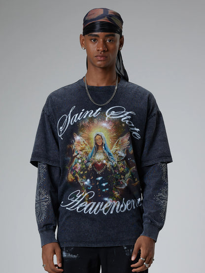 Heavensent Angel Awakening Long Sleeve T-shirt-156B