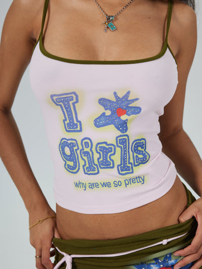 Sparkle Neon Quote Crop Top-680