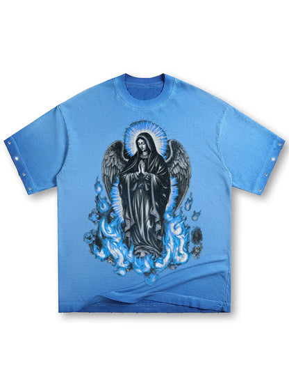 Our Lady of the Blue Flame T-shirt-185