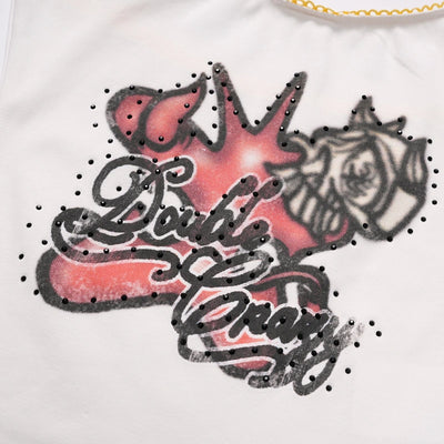 Rhinestone Skull Cami-700