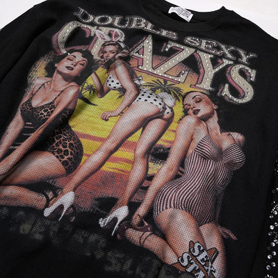 Pin Up de estrás Waffle M/L-671