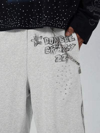 Shorts molletonnés Flamme Strass-645